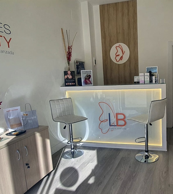 Recepcion mostrador beauty centro leganes